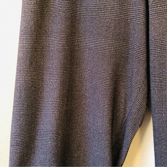 Lane Bryant Gray Glenn Plaid Print Wide Leg Pants with Flaws CS11071851 - Picture 3 of 11